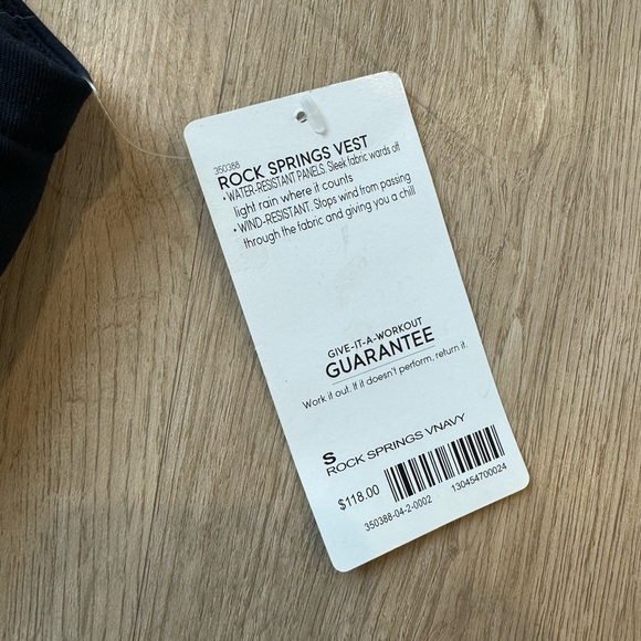 Athleta Rock Springs Vest, Navy Blue - Picture 6 of 6